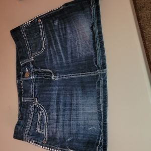 Maurices Mini Skirt 1/2 Blue
